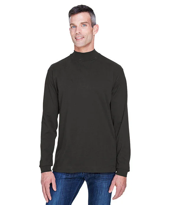 D420 - Devon & Jones Adult Sueded Cotton Jersey Mock TurtleneckHip-Hop T-Shirts